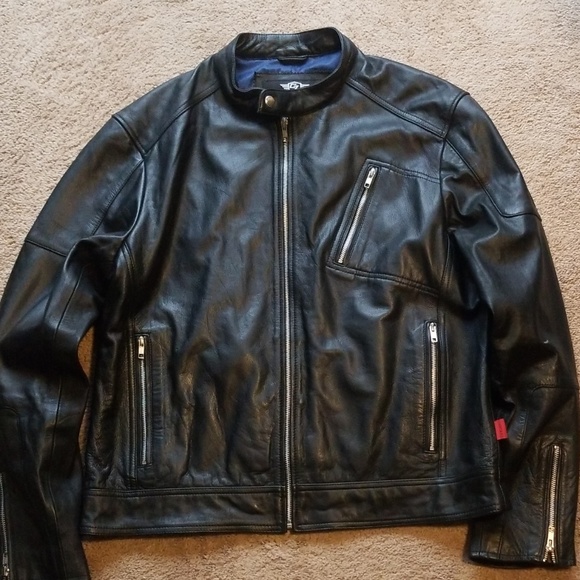 Camokazi 'Real Leather Moto jacket - Picture 1 of 4